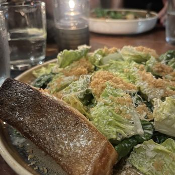 Saint & Second - Salmon Caesar salad - New American Near Me - Long Beach, California