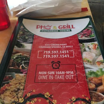 Pho & Grill - Hours of operation - Vietnamese Near Me - Colorado Springs, Colorado Pho & Grill - Hours of operation - Vietnamese Near Me - Colorado Springs, Colorado