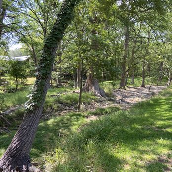 Creekhaven Inn & Spa - Creekside trees - Bed & Breakfast Near Me - Wimberley, Texas
