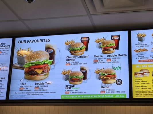 Menu photo 2 A&W Vancouver, BC Menu photo 2 A&W Vancouver, BC
