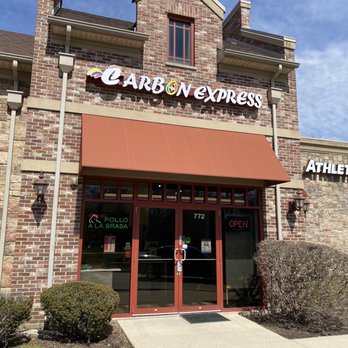Carbon Express - Restaurant store front - Colombian Near Me - Bartlett, Illinois