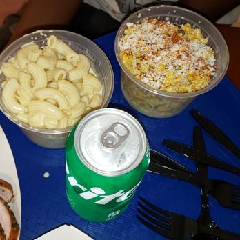 LJ's BBQ - Mac n cheese and street corn - Barbeque Near Me - Brenham, Texas