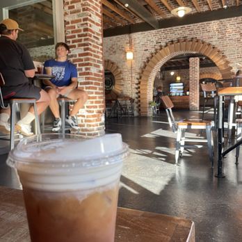 Golden State Coffee Roasters - Americano with maple cold foam. - Coffee Roasteries Near Me - Placentia, California Golden State Coffee Roasters - Americano with maple cold foam. - Coffee Roasteries Near Me - Placentia, California