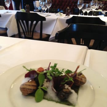 Angelus Restaurant - snail, snail caviar and frog legs... it was good - French Near Me - London, XGL