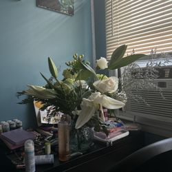 Lilies, roses and other plants
