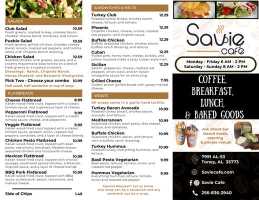 Menu photo 3 Savie Cafe Toney, AL