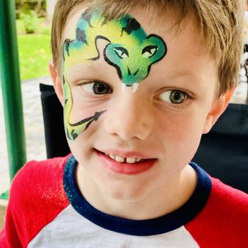 Holly Mess Face Painting - Boy snake face painting - Face Painting Near Me Holly Mess Face Painting - Boy snake face painting - Face Painting Near Me