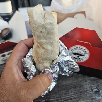 Mariachi Bakery - Small burrito definitely not worth anywhere near $10 - Bakeries Near Me - Norwalk, California