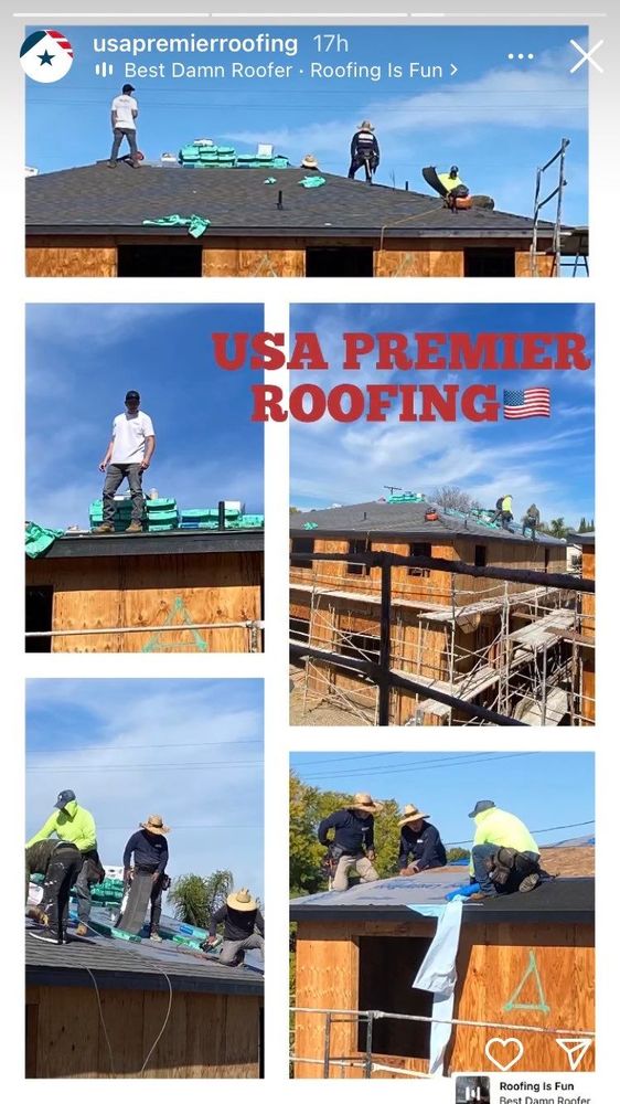 Slide of USA Premier Roofing