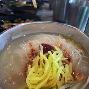 Gob Chang - Kimchi cold noodle (I accidentally destroyed it before I took a pic lol) - Korean Near Me - Buena Park, California Gob Chang - Kimchi cold noodle (I accidentally destroyed it before I took a pic lol) - Korean Near Me - Buena Park, California