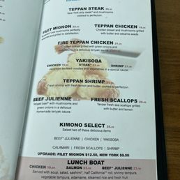 Menu Menu