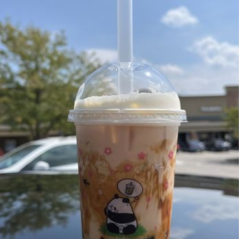 Tea N Tea - Toasted brown sugar milk tea with cheese foam - Bubble Tea Near Me - Florissant, Missouri Tea N Tea - Toasted brown sugar milk tea with cheese foam - Bubble Tea Near Me - Florissant, Missouri