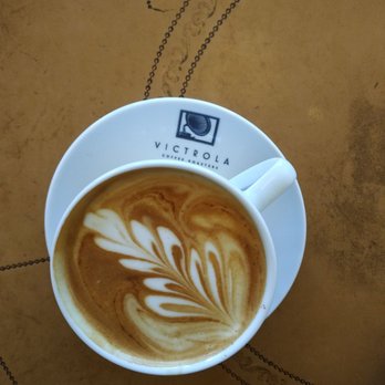 Victrola Coffee Roasters - Almond milk latte - SO GOOD! - Coffee & Tea Near Me - Seattle, Washington