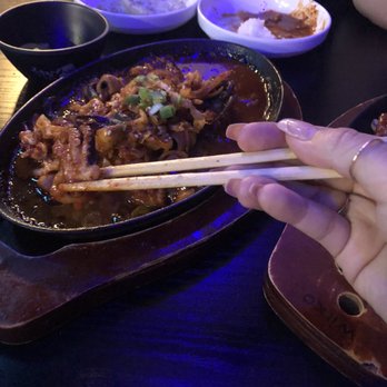 88 Pocha - SPICY STIR FRIED BABY OCTOPUS. Soo good - Korean Near Me - Gardena, California