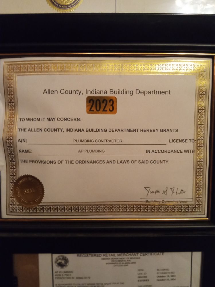 Slide of A P Plumbing