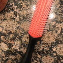 Sally Beauty - The Denman brush. Clumps your curls back together when wet. For all hair types. #1 brush in the UK salons.