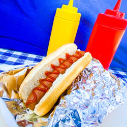Mr and Mrs Hot Dog Stand