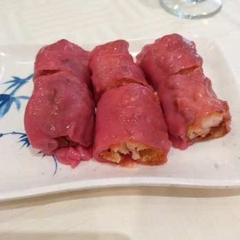 Sea Harbour - Chinese donut in pink rice paper - Seafood Near Me - Rosemead, California Sea Harbour - Chinese donut in pink rice paper - Seafood Near Me - Rosemead, California