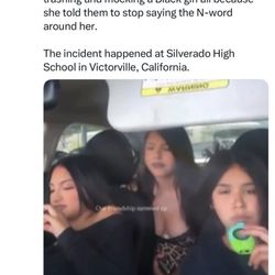 Silverado High School - 3 girls saying the N word on school grounds while sitting in a vehicle recording themselves