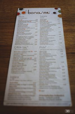 Menu photo 3 bona'me Hamburg, HH