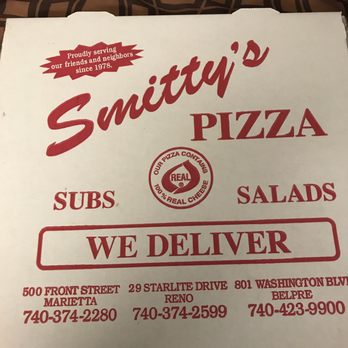 Smitty's Pizza - a pizza box - Pizza Near Me - Marietta, Ohio Smitty's Pizza - a pizza box - Pizza Near Me - Marietta, Ohio