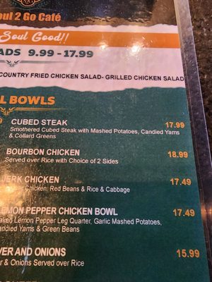 Menu photo 7 Soul 2 Go Columbus, OH