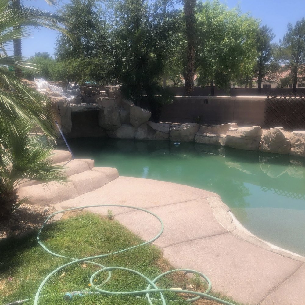 Cali Pool Plastering - Before - Pool & Hot Tub Service Near Me