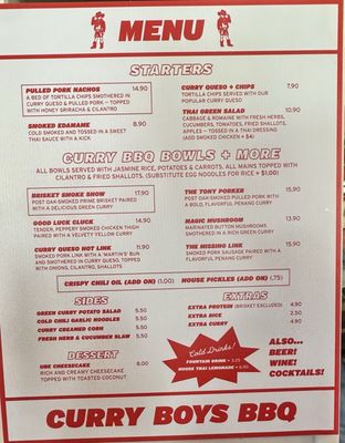 Menu photo 7 Curry Boys BBQ Nashville, TN