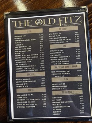Menu photo 2 The Old Fitz Marion, IN Menu photo 2 The Old Fitz Marion, IN