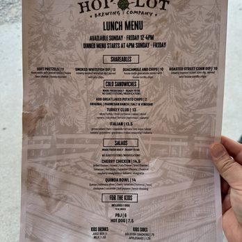 Hop Lot Brewing - Lunch menu - Breweries Near Me - Suttons Bay, Michigan Hop Lot Brewing - Lunch menu - Breweries Near Me - Suttons Bay, Michigan
