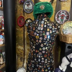 Nesting Dolls - Russian pins and antique plates