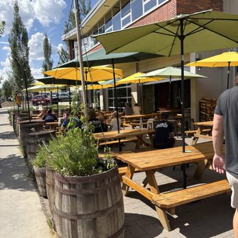 Mountain Tap Brewery - Patio - Breweries Near Me - Steamboat Springs, Colorado