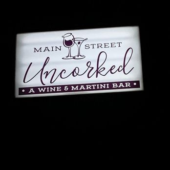 Main Street Uncorked - Front marquee - Cocktail Bars Near Me - Brenham, Texas