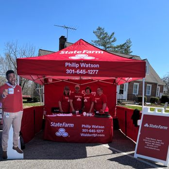 Philip Watson - State Farm Insurance Agent - The team at an community event - Home & Rental Insurance Near Me - La Plata, Maryland Philip Watson - State Farm Insurance Agent - The team at an community event - Home & Rental Insurance Near Me - La Plata, Maryland