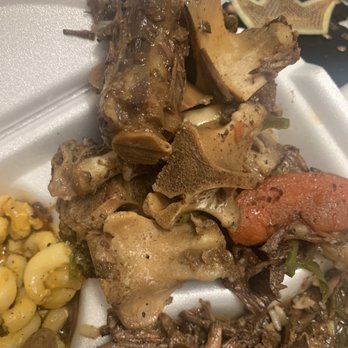 C & R Caribbean Jerk - Not one oxtail was formed. All bones and gravy - Caribbean Near Me - Decatur, Georgia C & R Caribbean Jerk - Not one oxtail was formed. All bones and gravy - Caribbean Near Me - Decatur, Georgia
