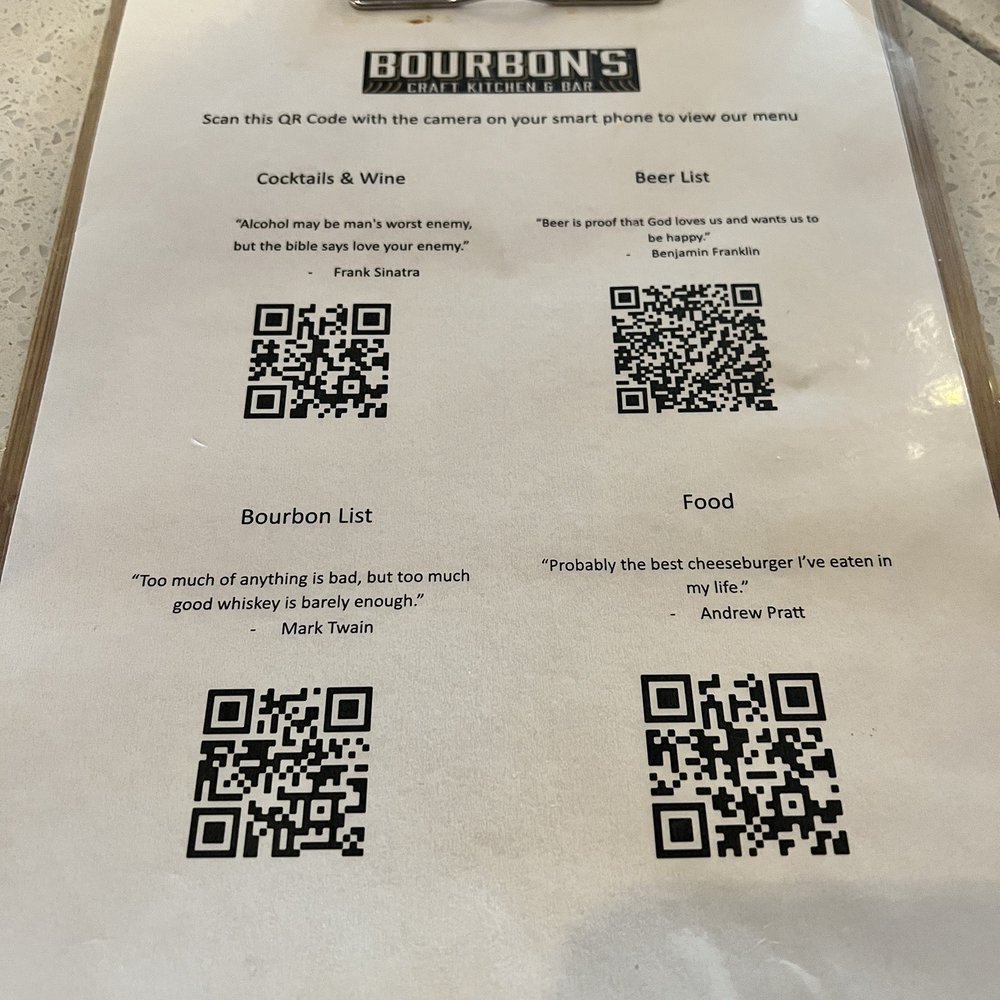 Bourbon's Kitchen - Menu - Bars Near Me - Middletown, Ohio