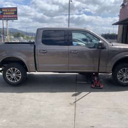 Before. Seven-year old tires. Before. Seven-year old tires.