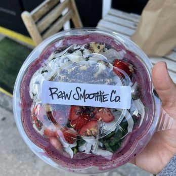 Raw Smoothie Co. - Noho PB and J Dank Bowl - Acai Bowls Near Me - Tampa, Florida