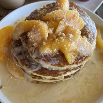 CRAFTkitchen - Peach pie Seasonal Pancakes - New American Near Me - Henderson, Nevada CRAFTkitchen - Peach pie Seasonal Pancakes - New American Near Me - Henderson, Nevada
