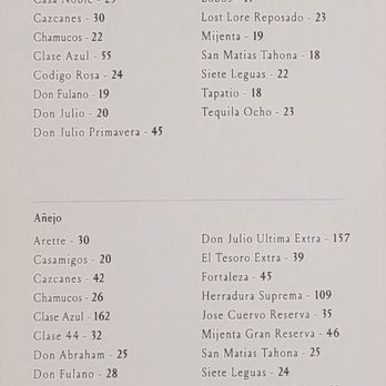 LUNA Mexican Kitchen - Beverage menu - Mexican Near Me - San Jose, California LUNA Mexican Kitchen - Beverage menu - Mexican Near Me - San Jose, California