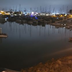 The Lookout Bar & Grill - View at night