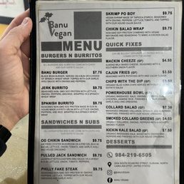 Menu Menu