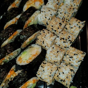 Bistro Wasabi II - Those are the 4 maki rolls we received. - Sushi Bars Near Me - Hoffman Estates, Illinois Bistro Wasabi II - Those are the 4 maki rolls we received. - Sushi Bars Near Me - Hoffman Estates, Illinois