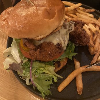 Social House - Fried Hot Chicken Sandwich - New American Near Me - Grand Rapids, Michigan Social House - Fried Hot Chicken Sandwich - New American Near Me - Grand Rapids, Michigan