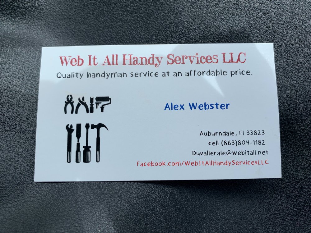 WEB IT ALL HANDY SERVICES Updated June 2024 72 Photos