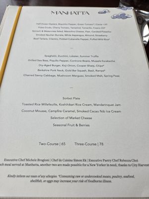 Menu photo 2 Manhatta New York, NY