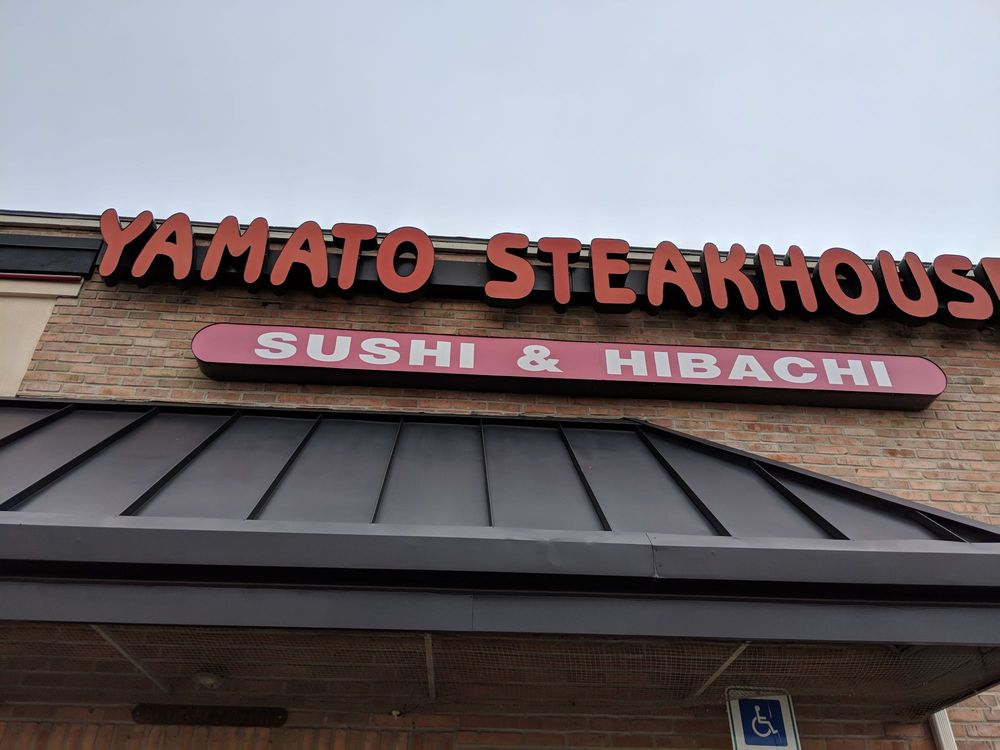 Food from Yamato Steakhouse of JAPAN