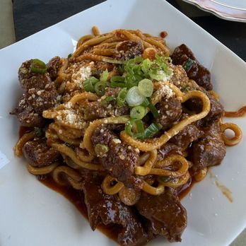 Breaking Dawn Brunch - Garlic noodles w/ beef - Breakfast & Brunch Near Me - Los Gatos, California