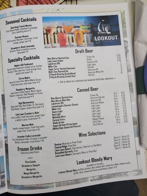 Menu photo 5 The Lookout Bar & Eatery Delavan, WI