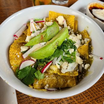 Eatery A - Chilaquiles Verde - Mediterranean Near Me - Des Moines, Iowa